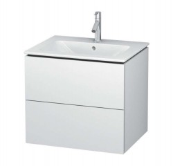 DURAVIT - L-Cube Umyvadlová skříňka 55x62x48 cm, 2 zásuvky, bílá mat (LC624001818)