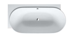 DURAVIT - Luv Vana 185x95 cm, levá, DuraSolid, bílá (700431000000000)