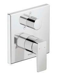 DURAVIT - Manhattan Baterie pod omítku, pro 2 spotřebiče, chrom (MH5210018010)