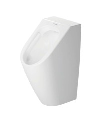 DURAVIT - ME by Starck Pisoár, zadní přívod vody, Rimless, DuraShield, bílá (280930AA00)