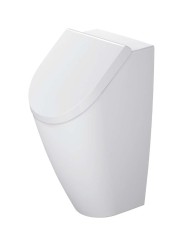 DURAVIT - ME by Starck Pisoár, zadní přívod vody, Rimless, DuraShield, bílá (281230AA00)