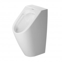 DURAVIT - ME by Starck Pisoár, zadní přívod vody, Rimless, s WonderGliss, bílá (28093000001)