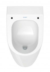 DURAVIT - ME by Starck Pisoár, zadní přívod vody, Rimless, WonderGliss, bílá (281230AC00)