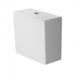 DURAVIT - ME by Starck Splachovací nádržka, Dual-Flush, WonderGliss, přívod vpravo/vlevo, bílá (09380000051)