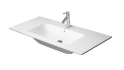 DURAVIT - ME by Starck Umyvadlo 103x49 cm, s přepadem, otvor pro baterii, DuraShield, bílá (233610AA00)