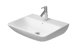 DURAVIT - ME by Starck Umyvadlo 60x46 cm, s přepadem, otvor pro baterii, DuraShield, matná bílá (233560AC00)