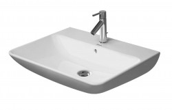 DURAVIT - ME by Starck Umyvadlo 65x49 cm, s přepadem, s otvorem pro baterii, matná bílá (2335653200)