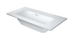 DURAVIT - ME by Starck Umyvadlo 83x40 cm, s přepadem, bez otvoru pro baterii, DuraShield, matná bílá (234283AC60)