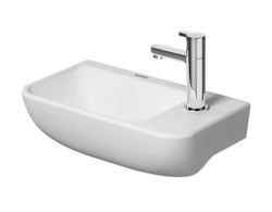 DURAVIT - ME by Starck Umývátko 40x22 cm, 1 otvor pro baterii vpravo, matná bílá (0717403200)