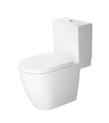 DURAVIT - ME by Starck WC kombi mísa, vario odpad, DuraShield, bílá (217209AA00)