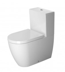 DURAVIT - ME by Starck WC kombi mísa, Vario odpad, WonderGliss, bílá (21700900001)