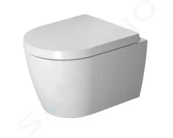 DURAVIT - ME by Starck Závěsné WC Compact, Rimless, s HygieneGlaze, bílá/matná bílá (2530099000)
