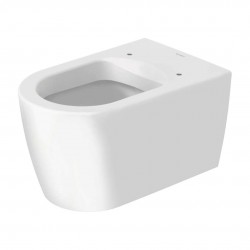 DURAVIT - ME by Starck Závěsné WC, HygieneGlaze, WonderGliss, matná bílá (252809AC00)