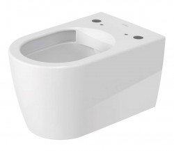 DURAVIT - ME by Starck Závěsné WC pro bideotvé sedátko SensoWash, Rimless, s WonderGliss, alpská bílá (25295900001)