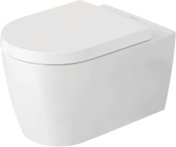 DURAVIT - ME by Starck Závěsné WC, Rimless, DuraShield, matná bílá (252909AC00)
