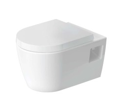 DURAVIT - ME by Starck Závěsné WC, Rimless, HygieneFlush, DuraShield, bílá (251709AA00)