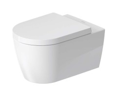 DURAVIT - ME by Starck Závěsné WC, Rimless, HygieneFlush, DuraShield, bílá (257909AA00)