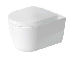 DURAVIT - ME by Starck Závěsné WC, Rimless, HygieneFlush, DuraShield, matná bílá (251809AC00)