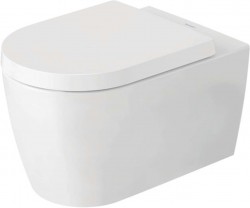 DURAVIT - ME by Starck Závěsné WC, Rimless, HygieneGlaze, matná bílá (252909AC00)