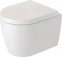 DURAVIT - ME by Starck Závěsné WC, Rimless, HygieneGlaze, matná bílá (253009AC00)