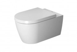 DURAVIT - ME by Starck Závěsné WC se sedátkem SoftClose, Rimless, s WonderGliss, bílá (45290900A11)