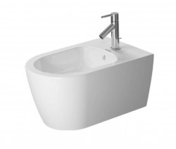 DURAVIT - ME by Starck Závěsný bidet s přepadem, s WonderGliss, bílá (22881500001)
