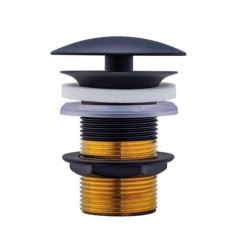 DURAVIT - Neuzavíratelná výpusť, matná černá (0050384600)