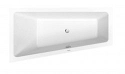 Duravit No.1 Vana asymetrická, 160x85 cm, levá, bílá (700506000000000)