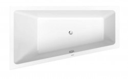 Duravit No.1 Vana asymetrická, 170x100 cm, levá, bílá (700508000000000)