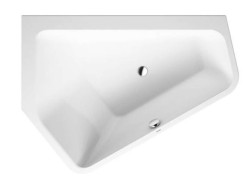 DURAVIT - Paiova 5 Vana asymetrická, 177x130 cm, s panelem, levá, bílá (700394000000000)