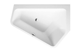 DURAVIT - Paiova 5 Vana asymetrická, 177x130 cm, s panelem, pravá, bílá (700395000000000)