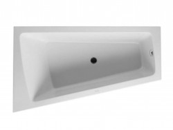 DURAVIT - Paiova Vana asymetrická, 170x100 cm, s panelem, levá, bílá (700264000000000)