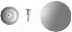 DURAVIT - Příslušenství Krytka ventilu, chrom (0050431000)