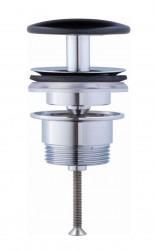 DURAVIT - Příslušenství Neuzavíratelná umyvadlová výpusť 1 1/4, antracit mat (0050781300)