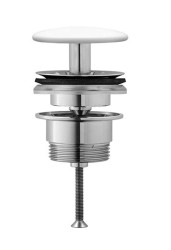 DURAVIT - Příslušenství Neuzavíratelná výpusť, bílá (0050780000)