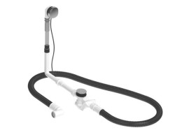 DURAVIT - Příslušenství Vanová odtoková a přepadová souprava, bovden, chrom (792208000001000)