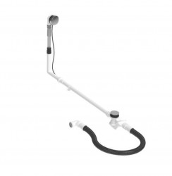 DURAVIT - Příslušenství Vanová odtoková a přepadová souprava, bovden, chrom (792210000001000)