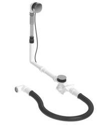 DURAVIT - Příslušenství Vanová odtoková a přepadová souprava, bovden, chrom (792218000001000)