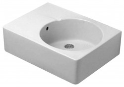 DURAVIT - Scola Umyvadlo 62x46 cm, s přepadem, otvor pro baterii vlevo, bílá (0685600011)