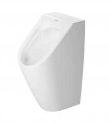 DURAVIT - Soleil by Starck Pisoár, zadní přívod, Rimless, WonderGliss, bílá (28303000001)