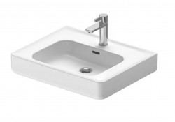 DURAVIT - Soleil by Starck Umyvadlo 65x48 cm, s přepadem, otvor pro baterii, WonderGliss, bílá (23766500001)