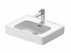 DURAVIT - Soleil by Starck Umyvadlo na desku 56x44 cm, s přepadem, otvor pro baterii, bílá (2378560027)