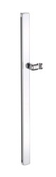 DURAVIT - Sprchová tyč 81 cm, chrom/bílá (UV0600005005)