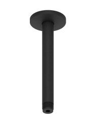 DURAVIT - Sprchové rameno stropní, 20 cm, matná černá (UV0670025046)