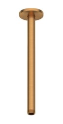 DURAVIT - Sprchové rameno stropní, 30 cm, kartáčovaný bronz (UV0670026004)