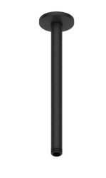 DURAVIT - Sprchové rameno stropní, 30 cm, matná černá (UV0670026046)