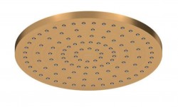 DURAVIT - Sprchy Hlavová sprcha, průměr 25 cm, MinusFlow, kartáčovaný bronz (UV0662018004)