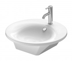 DURAVIT - Starck 1 Nábytkové umyvadlo s přepadem, průměr 58 cm, bílá (0406580000)