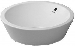 DURAVIT - Starck 1 Umyvadlová mísa, průměr 53 cm, s přepadem, bílá (0447530000)