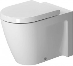 DURAVIT - Starck 2 Stojící klozet, 370x570 mm, WonderGliss, bílá (21280900001)